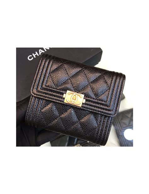 chanel travel wallet grained calf skin boy|Boy chanel small flap wallet .